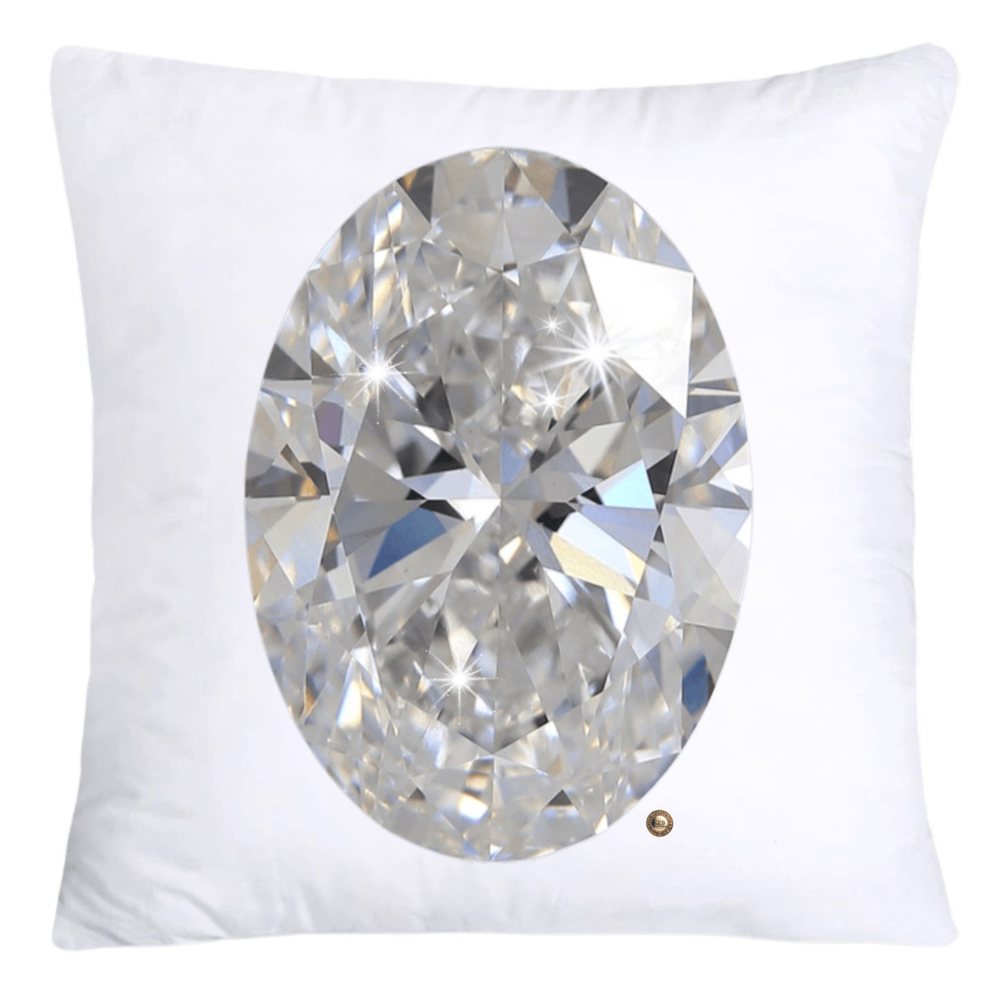 Sparkling Diamonds and Gemstone Pillow Covers 18x18-4706