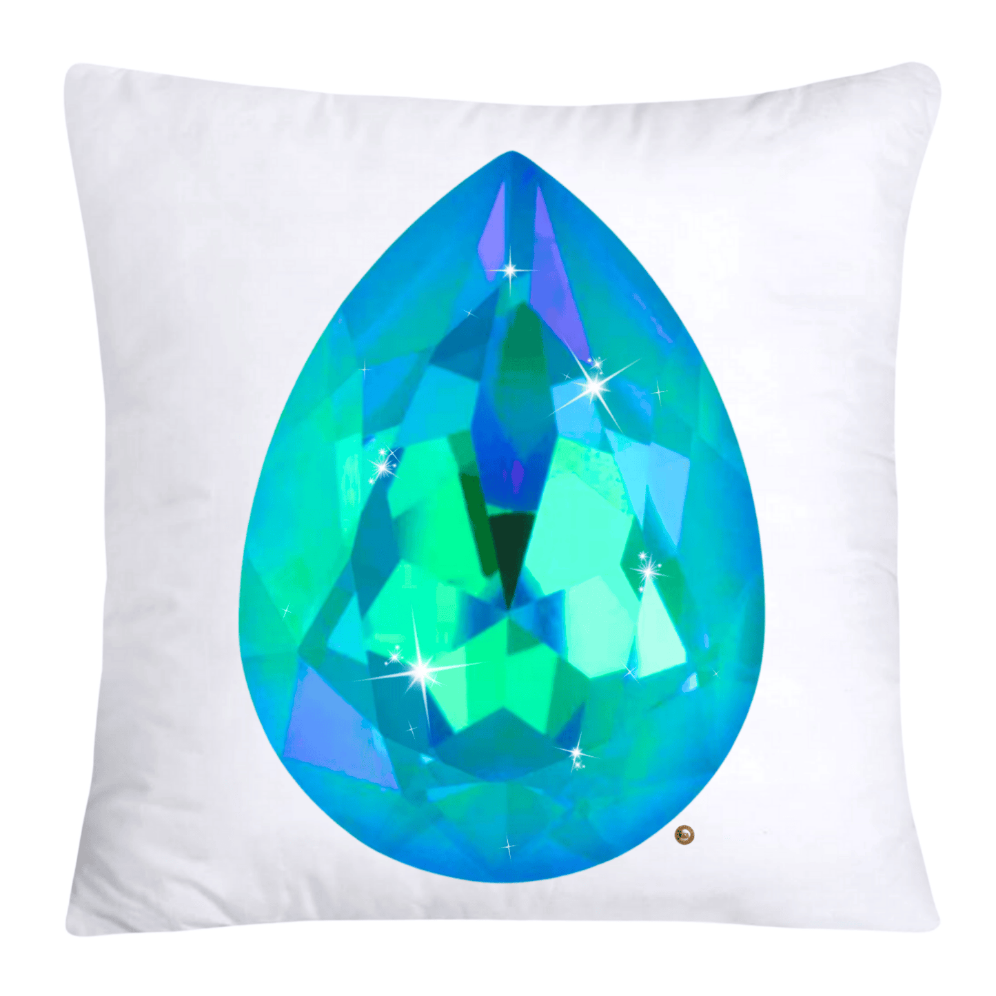 Sparkling Diamonds and Gemstone Pillow Covers-3616