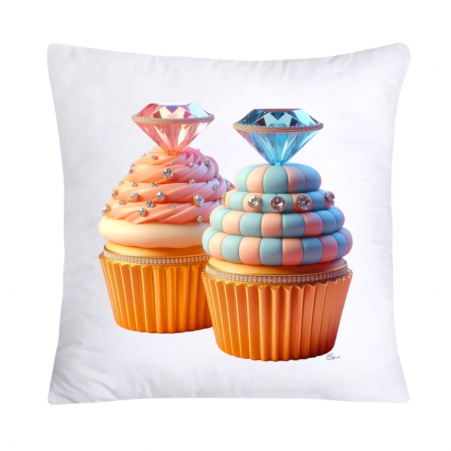 Pastel Cupcake and Candy Pillow Covers-1441