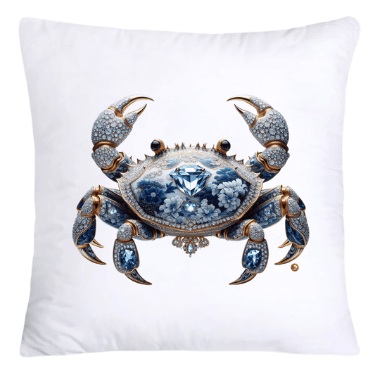 Blue Willow Stunning Crab Pillow Covers-5585