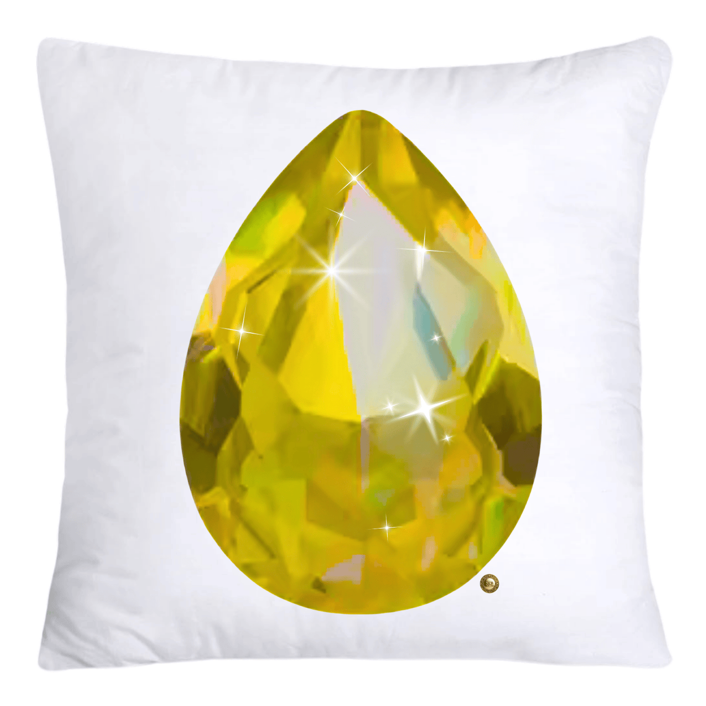 Sparkling Diamonds and Gemstone Pillow Covers 18x18-4703