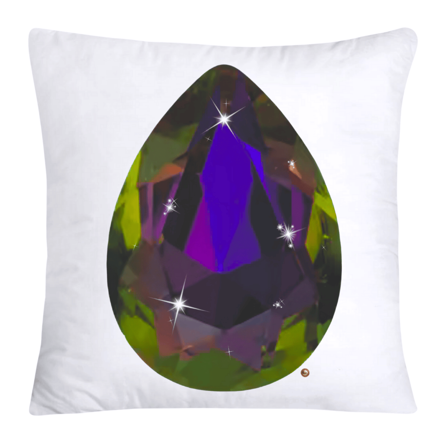 Sparkling Diamonds and Gemstone Pillow Covers-3617