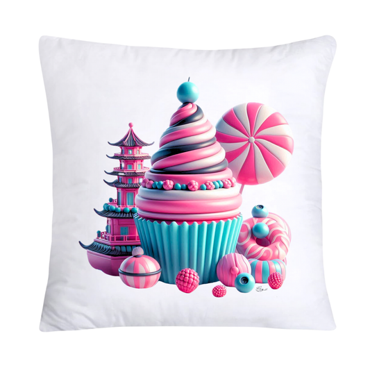 Pastel Cupcake and Candy Pillow Covers-1447