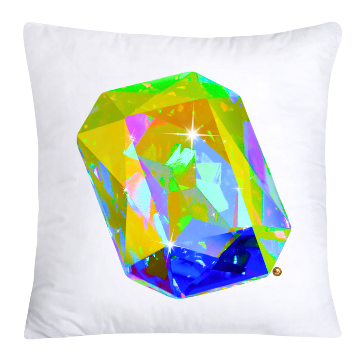 Sparkling Diamonds and Gemstone Pillow Covers 18x18-4228
