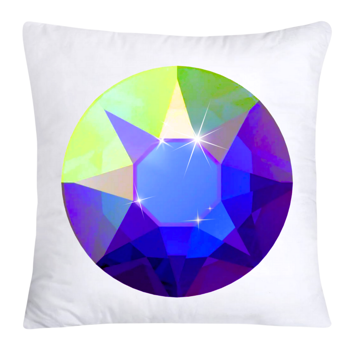 Sparkling Diamonds and Gemstone Pillow Covers 18x18-4746