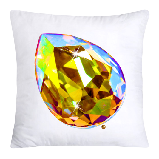 Sparkling Diamonds and Gemstone Pillow Covers 18x18-4738