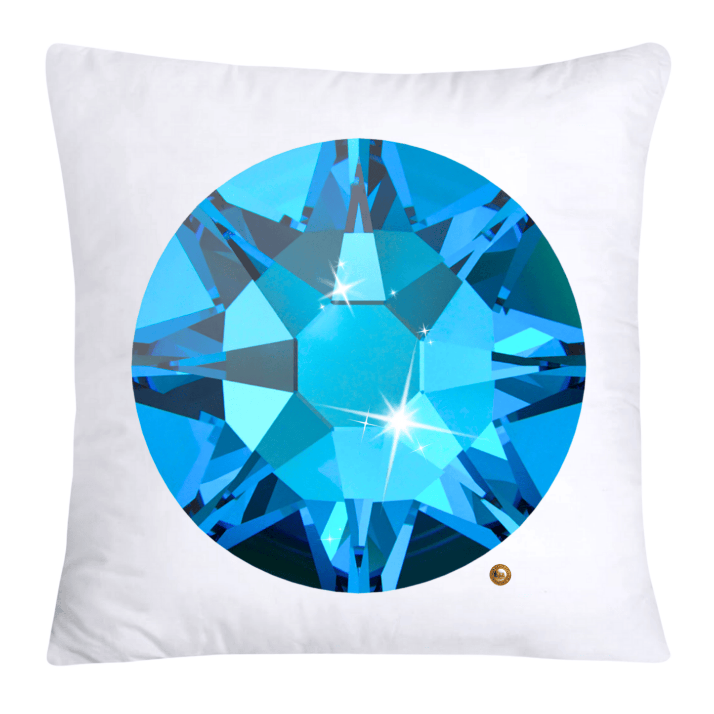 Sparkling Diamonds and Gemstone Pillow Covers 18x18-4747