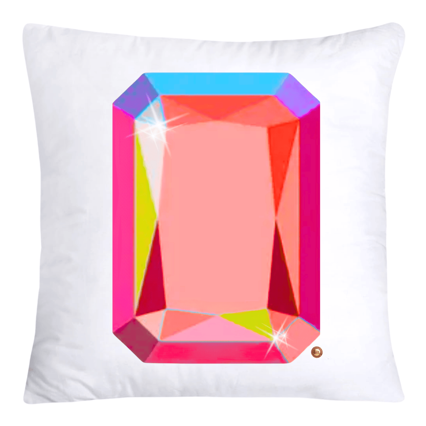 18x18 Sparkling Diamonds and Gemstone Pillow Covers-4009