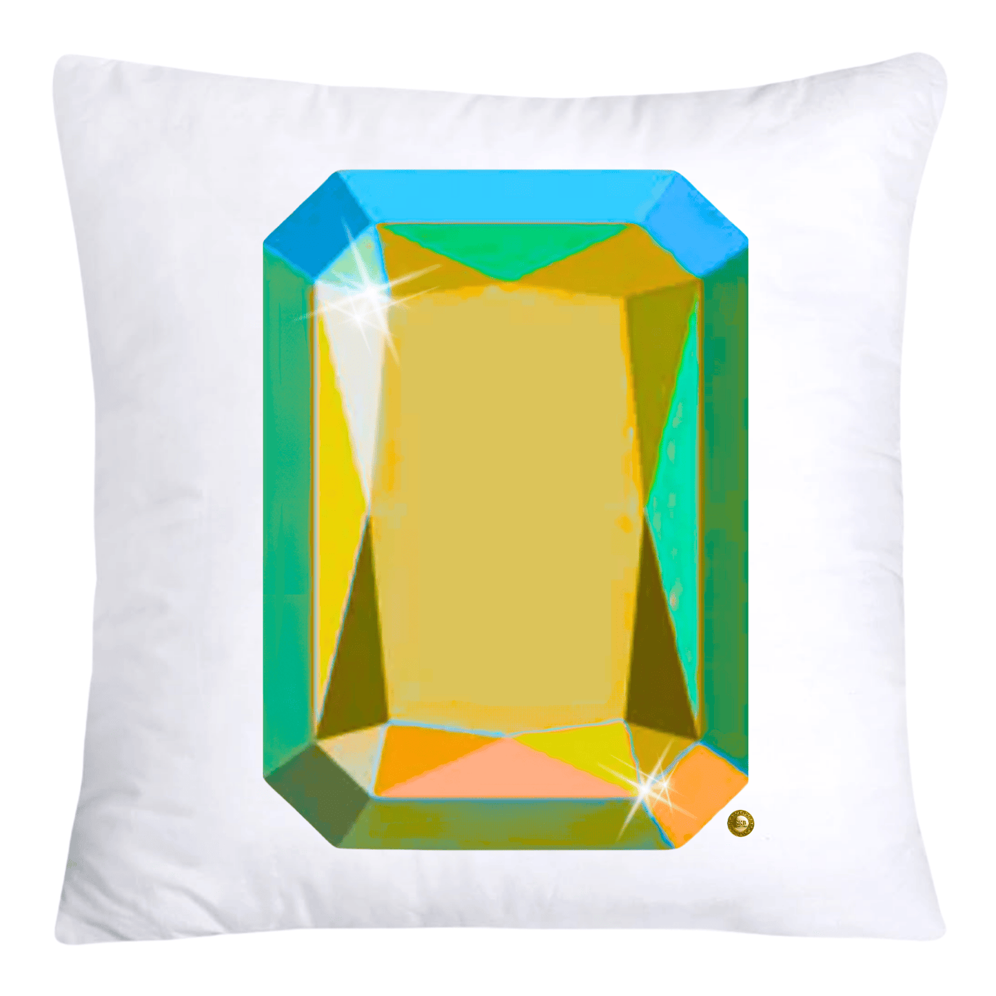 18x18 Sparkling Diamonds and Gemstone Pillow Covers-4000