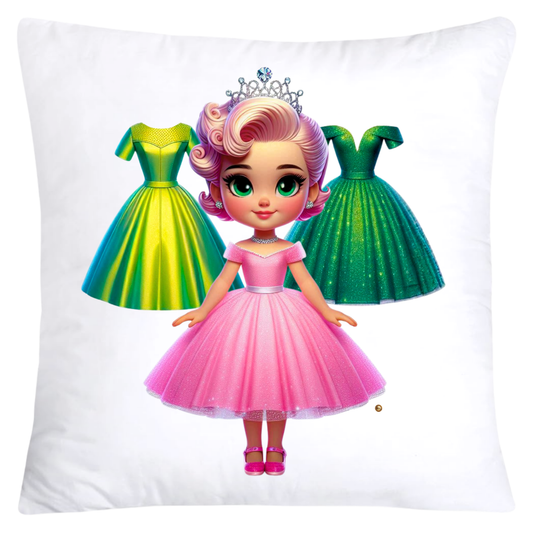 Adorable Princess/Pageant Queen Little Girl’s Pillow Covers-5560