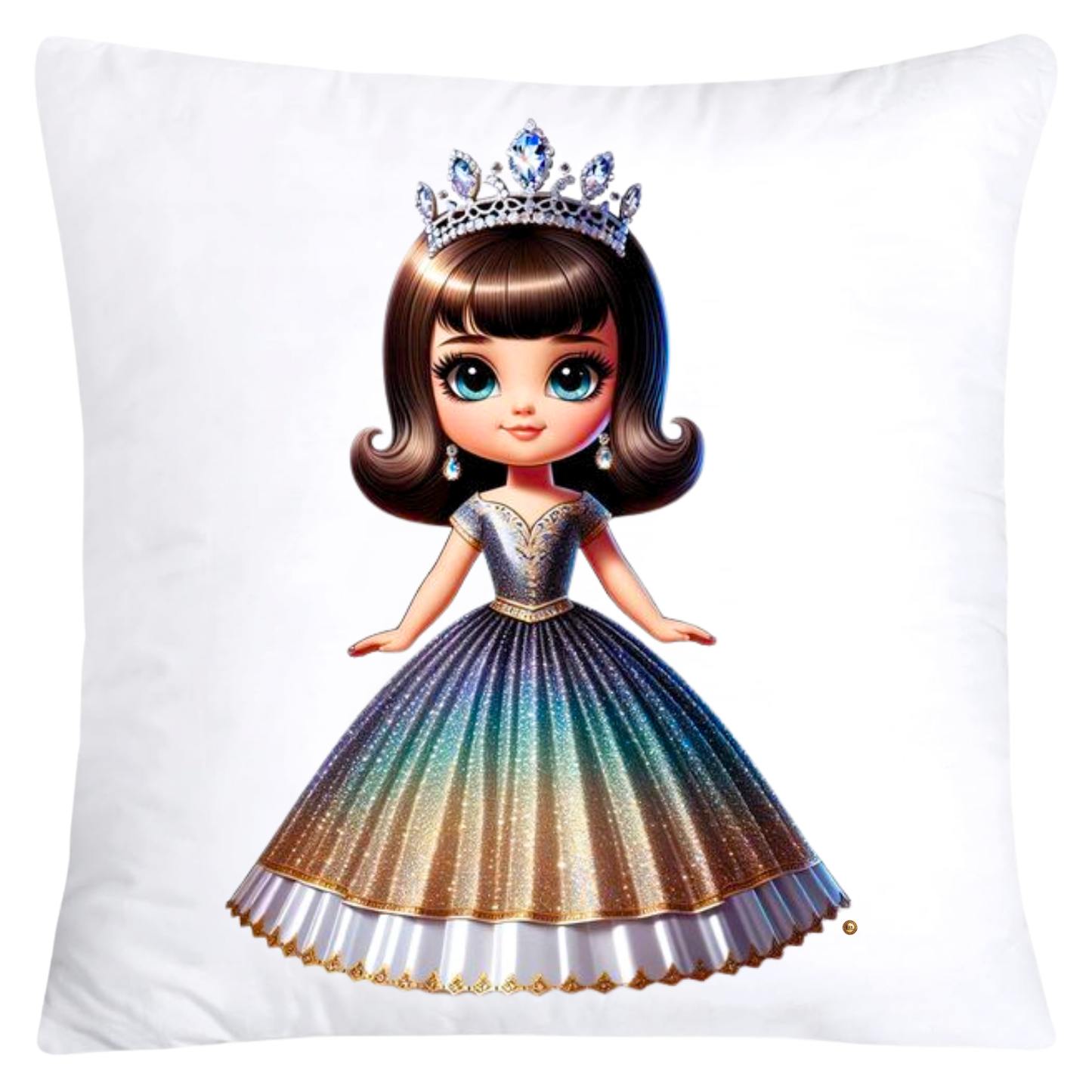 Adorable Princess/Pageant Queen Little Girl’s Pillow Covers-5544