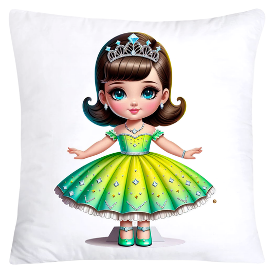 Adorable Princess/Pageant Queen Little Girl’s Pillow Covers-5548