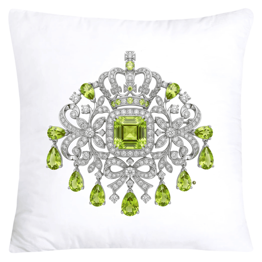 Dazzling Diamond Brooch/Pin Pillow Covers 18x18-5900