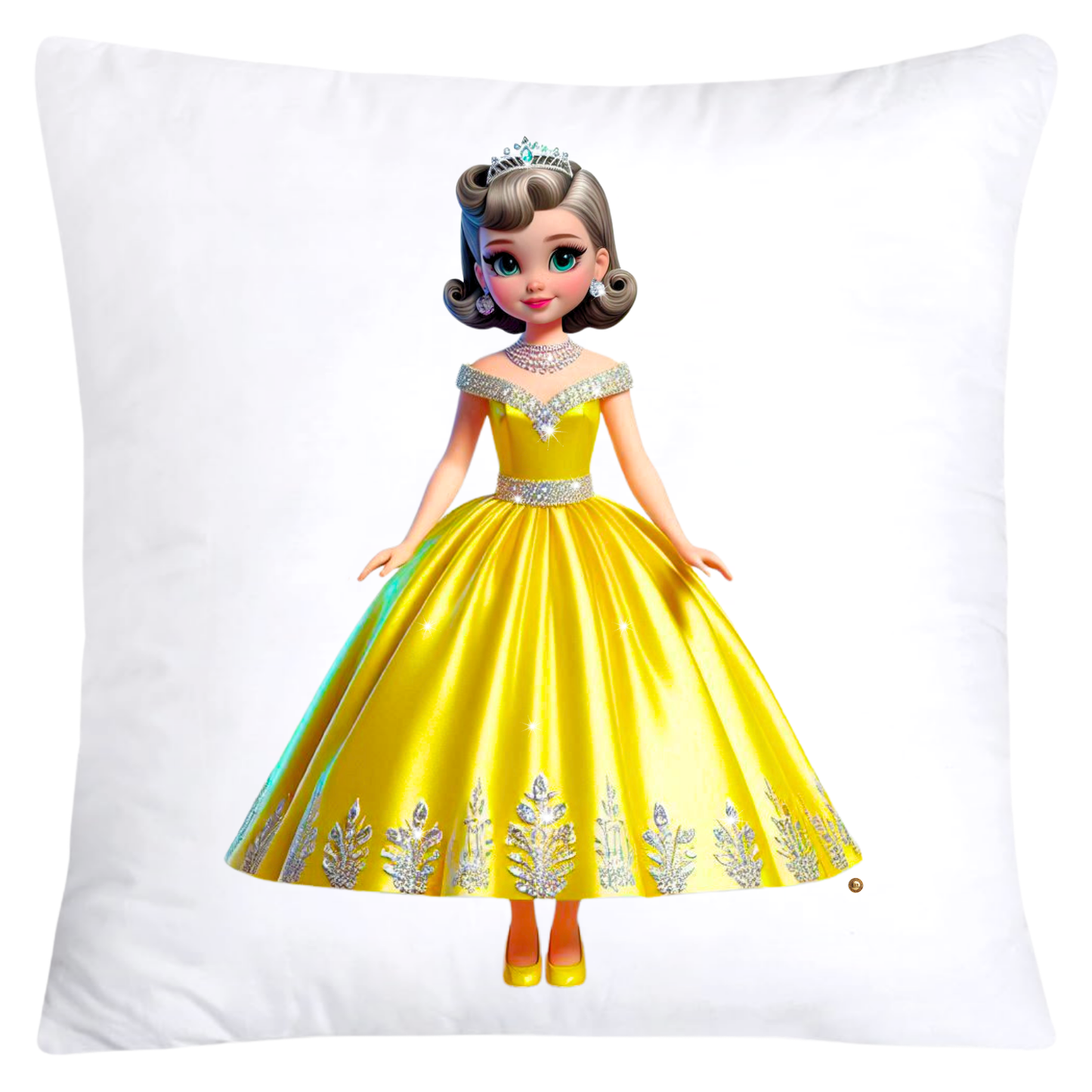Adorable Princess/Pageant Queen Little Girl’s Pillow Covers-5551