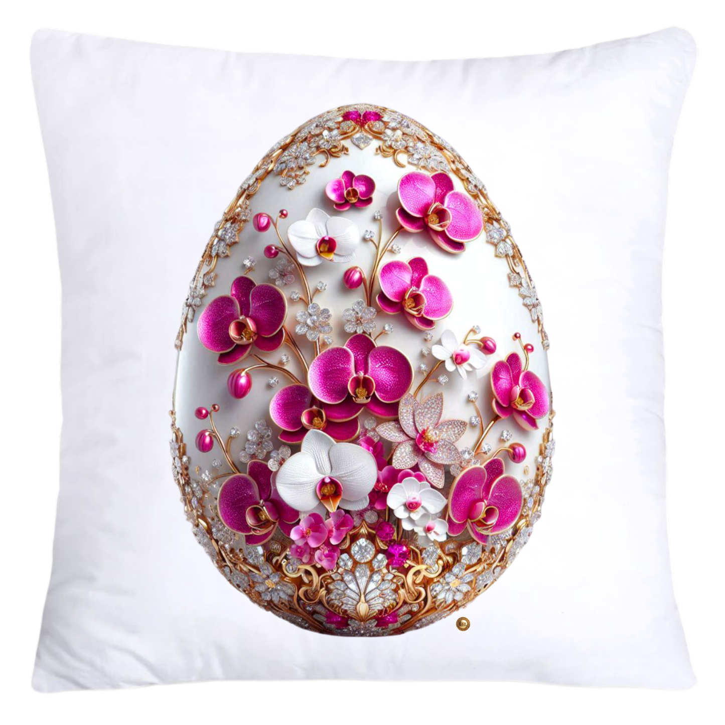 Purple Violet Orchid (Symbol of Spiritual Energy) 18x18 Egg Pillow Covers-5905