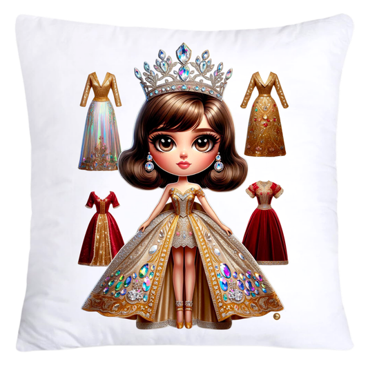 Adorable Princess/Pageant Queen Little Girl’s Pillow Covers-5475