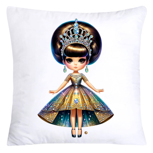 Adorable Princess/Pageant Queen Little Girl’s Pillow Covers-5486