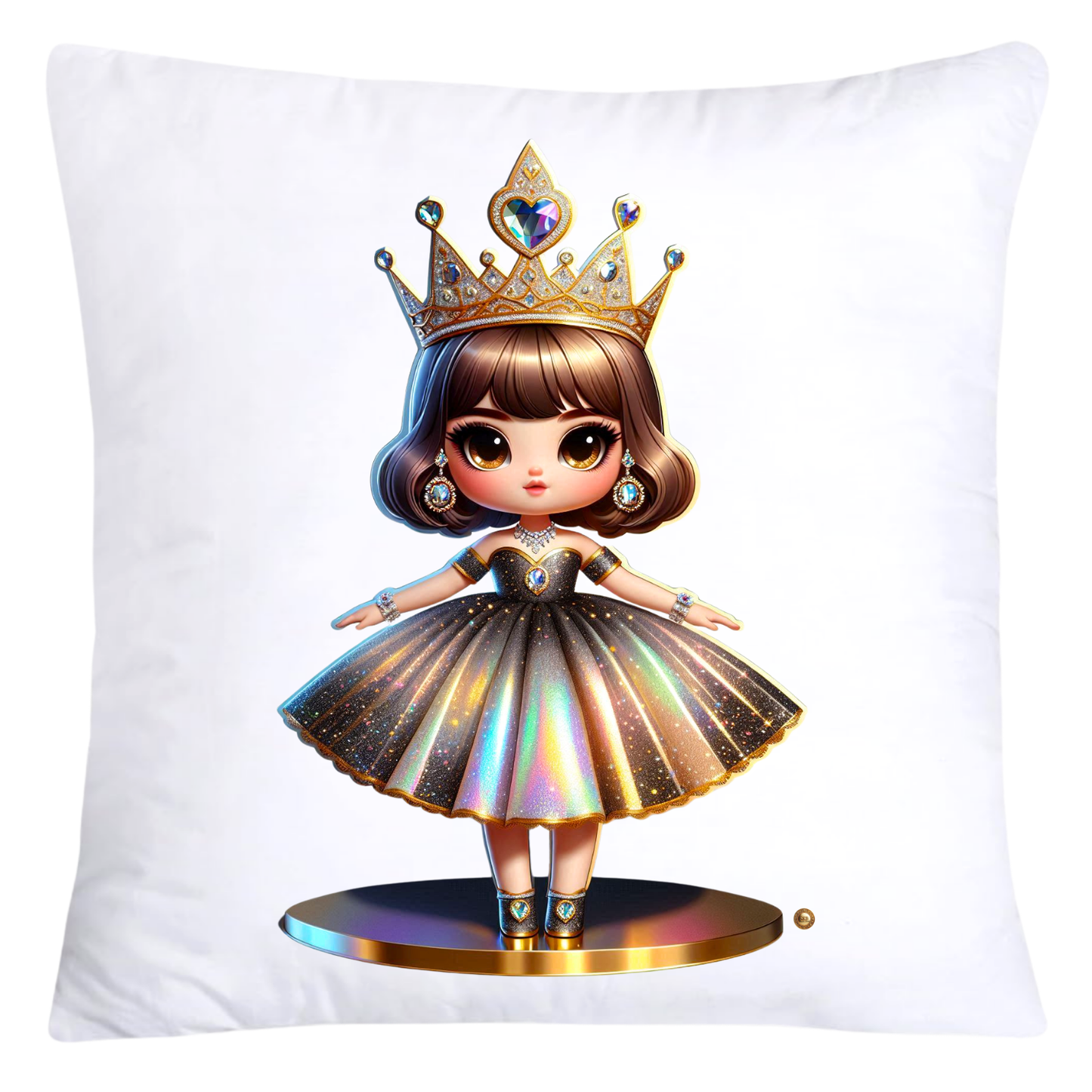 Adorable Princess/Pageant Queen Little Girl’s Pillow Covers-5485