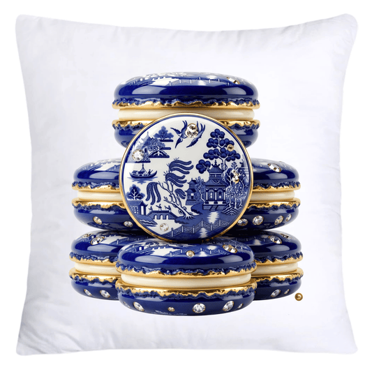 Blue Willow 18x18 Adorable Macaroon Throw Pillow Covers-5844