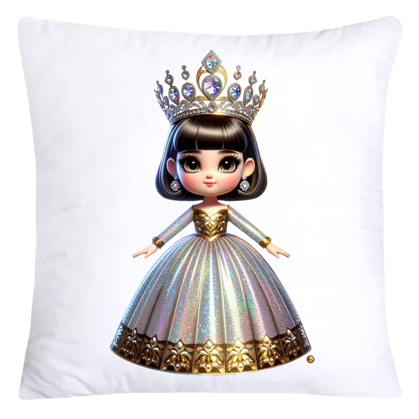 Adorable Princess/Pageant Queen Little Girl’s Pillow Covers-5480
