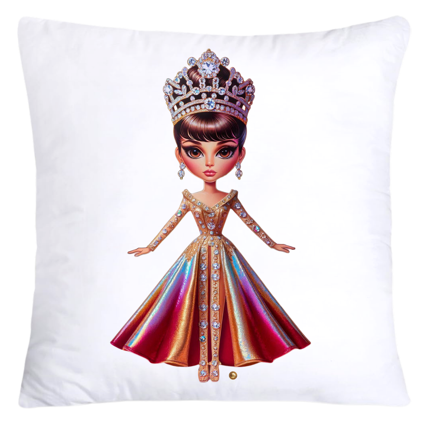 Adorable Princess/Pageant Queen Little Girl’s Pillow Covers-5470