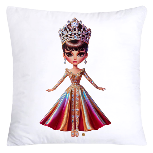 Adorable Princess/Pageant Queen Little Girl’s Pillow Covers-5470