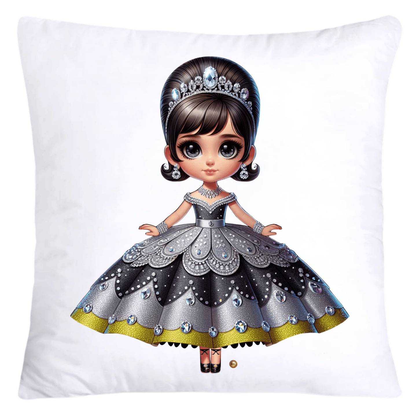 Adorable Princess/Pageant Queen Little Girl’s Pillow Covers-5467