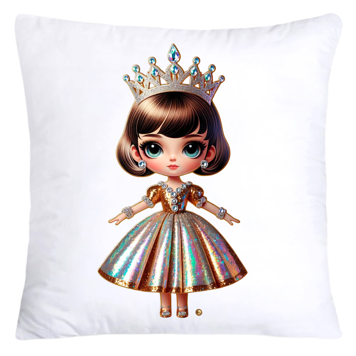 Adorable Princess/Pageant Queen Little Girl’s Pillow Covers-5477