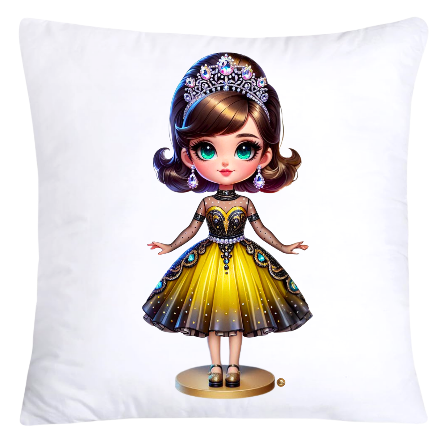 Adorable Princess/Pageant Queen Little Girl’s Pillow Covers-5512
