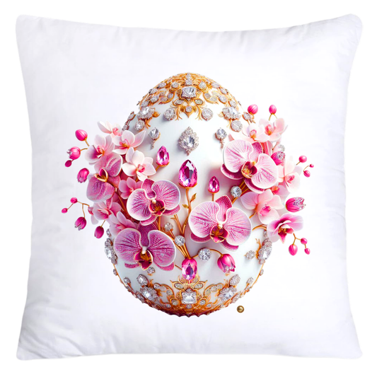 Purple Violet Orchid (Symbol of Spiritual Energy) 18x18 Egg Pillow Covers-5907