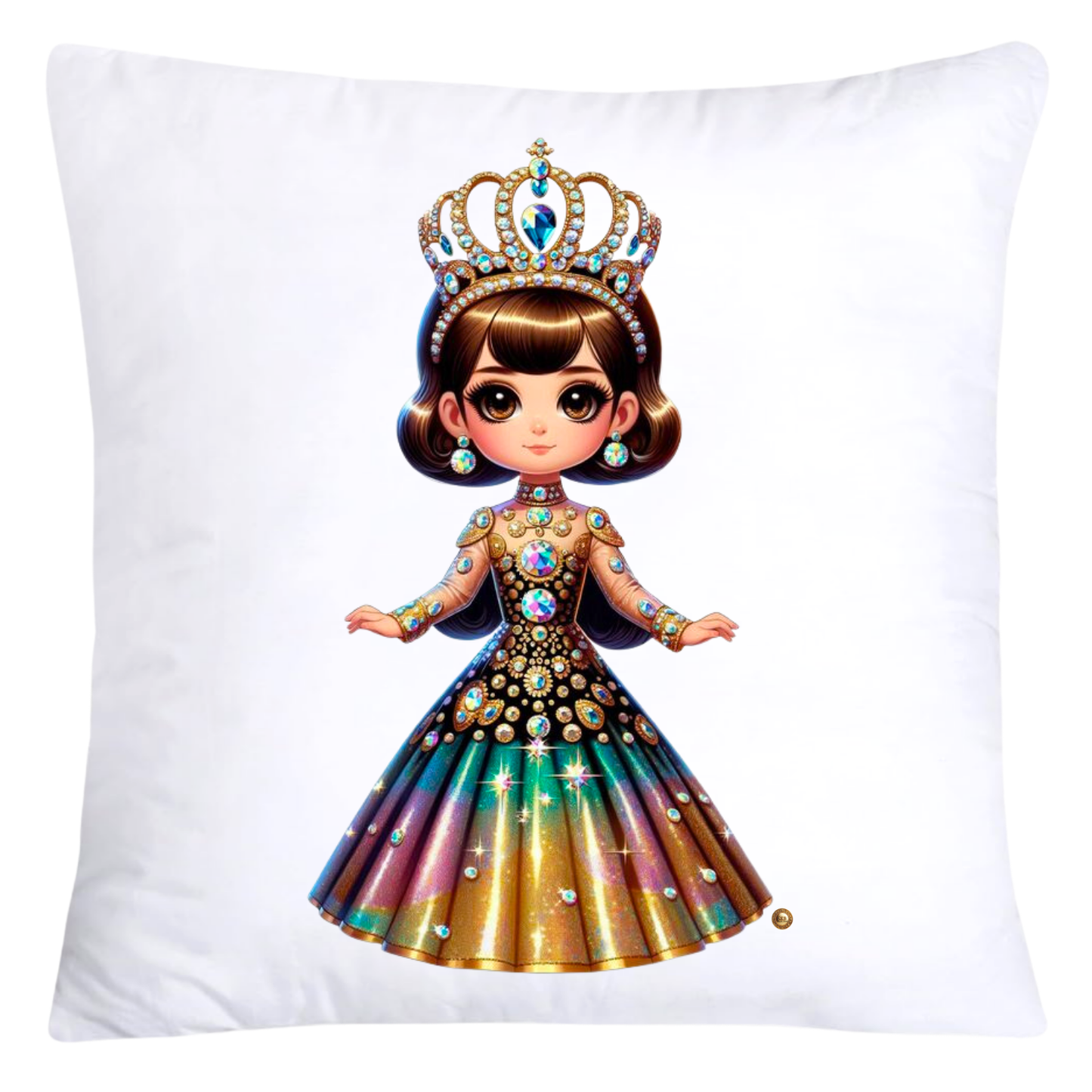 Adorable Princess/Pageant Queen Little Girl’s Pillow Covers-5489
