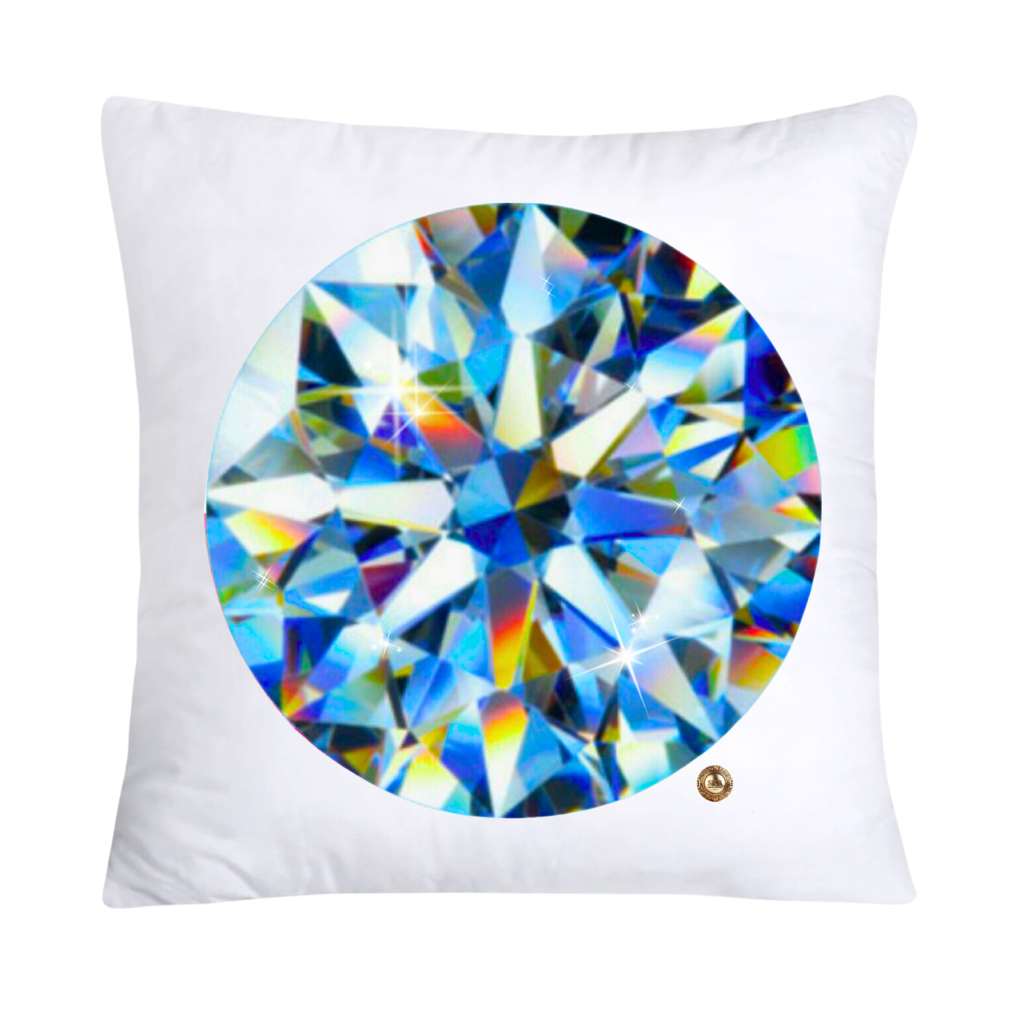 Sparkling Diamonds and Gemstone Pillow Covers-532