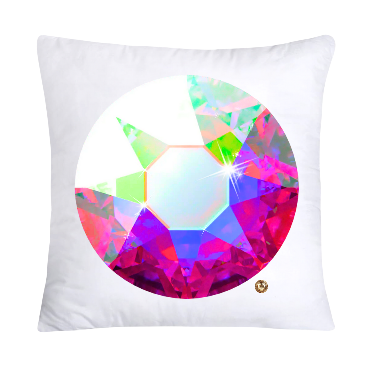Sparkling Diamonds and Gemstone Pillow Covers-530