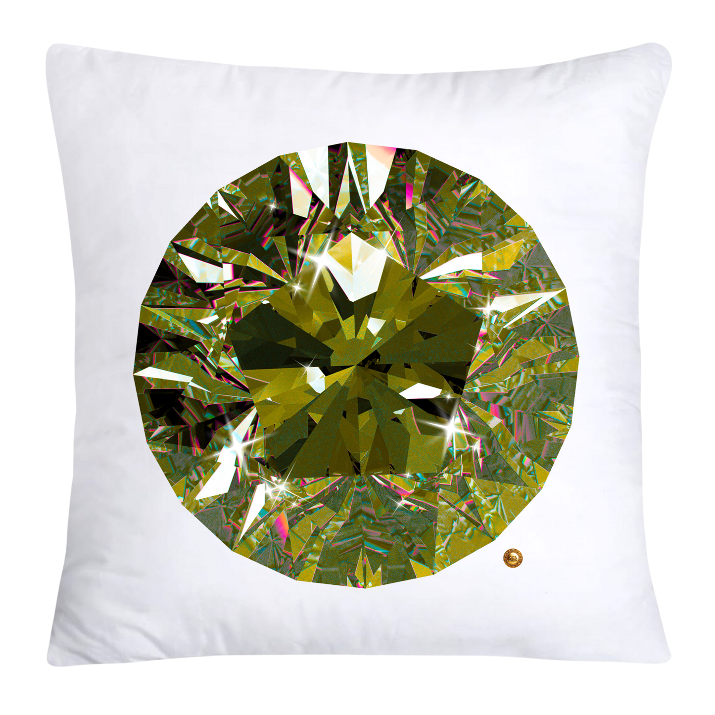Sparkling Diamonds and Gemstone Pillow Covers-3675