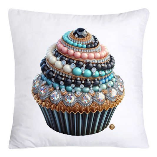 Wild Animal Print Cupcake 18x18 Throw Pillow Covers-4208