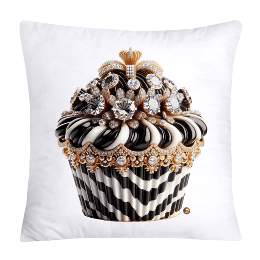 Royal and Wild Animal Print Cupcake Pillow Covers 18X18-01