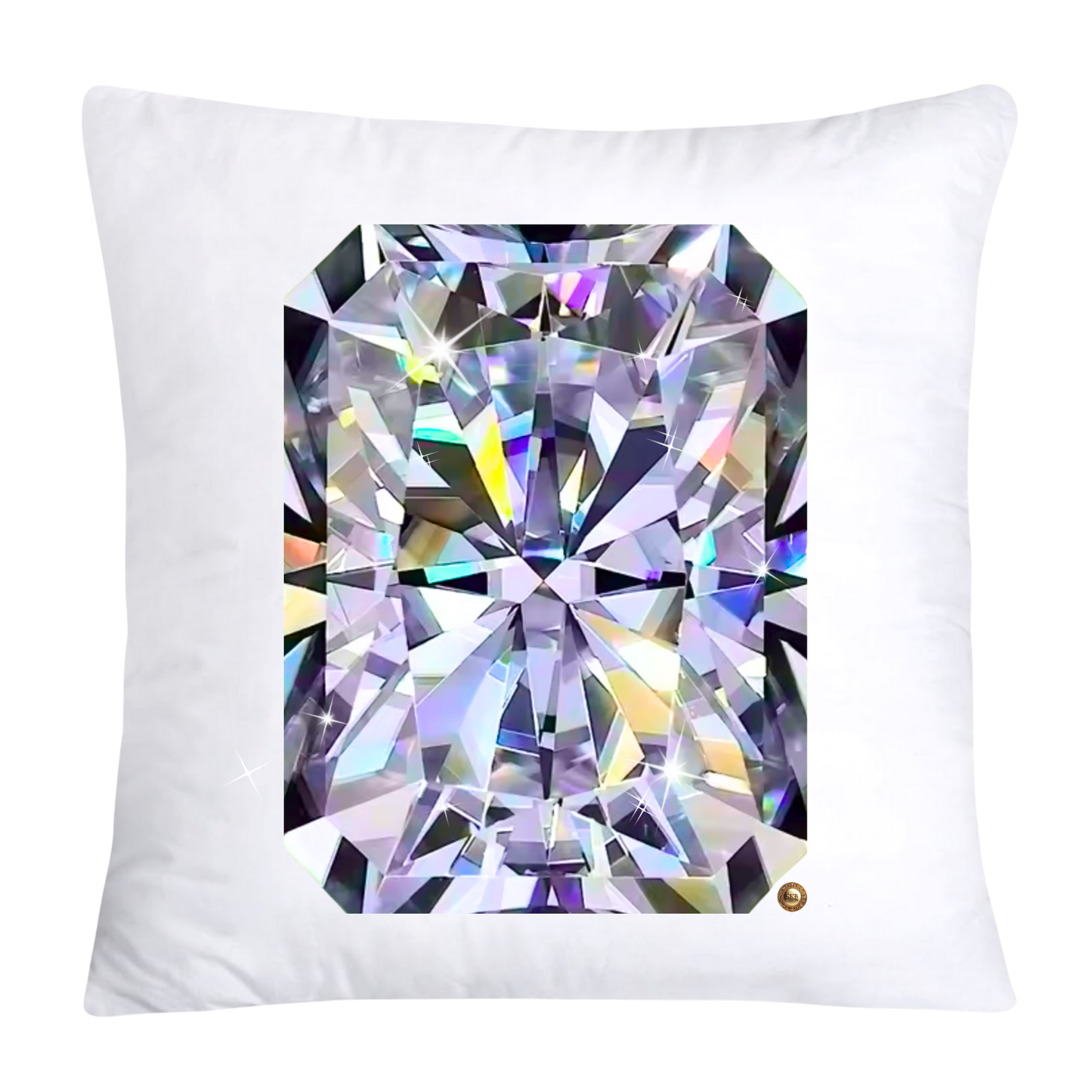 Sparkling Diamonds and Gemstone Pillow Covers-3197