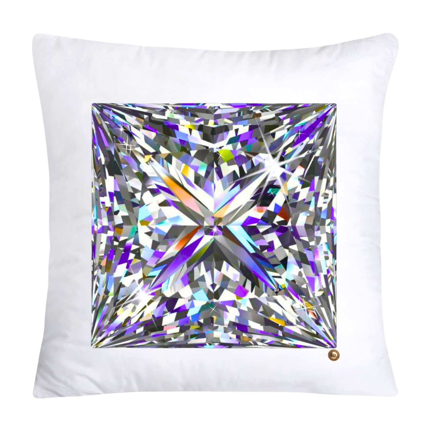 Sparkling Diamonds and Gemstone Pillow Covers-3181