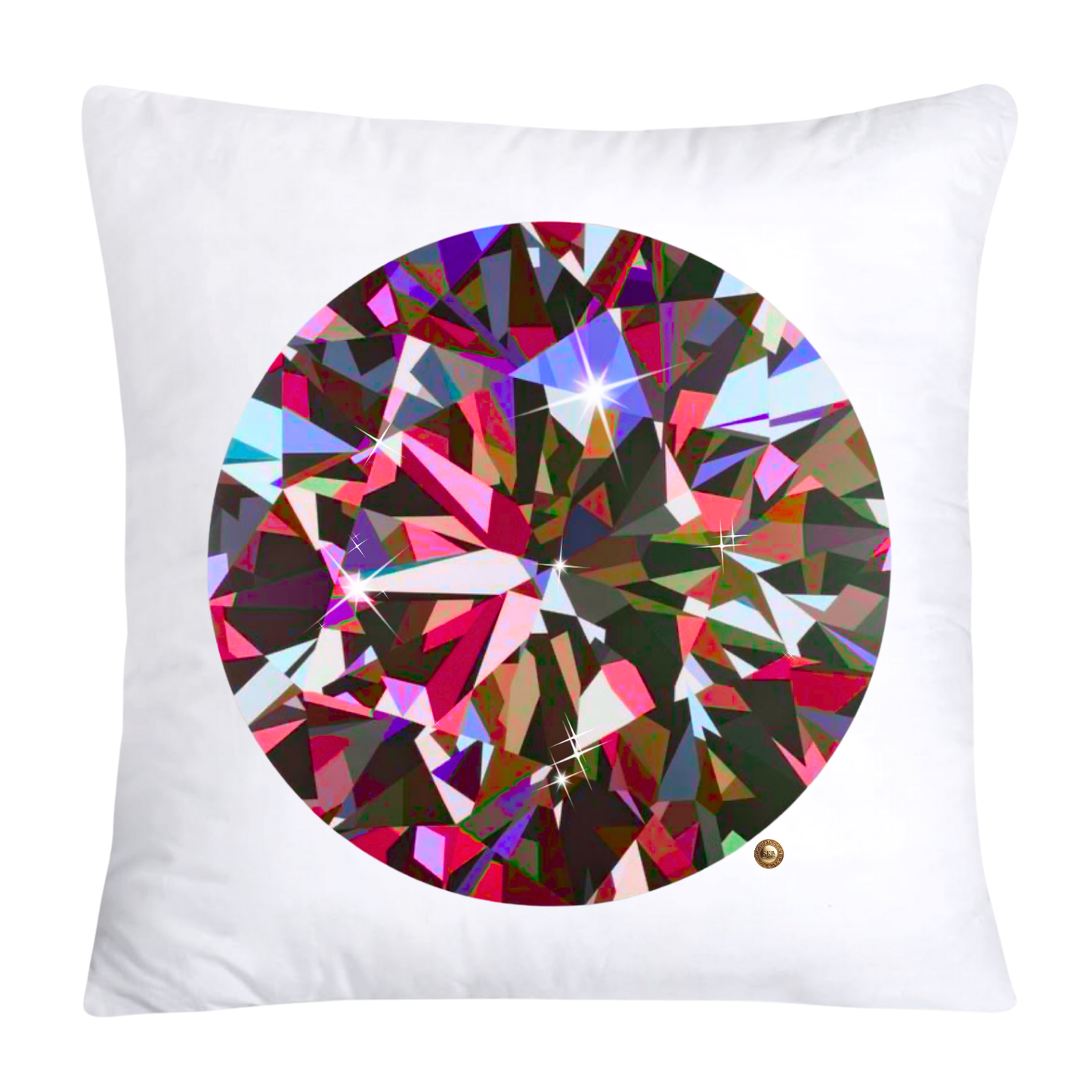 Sparkling Diamonds and Gemstone Pillow Covers-3586