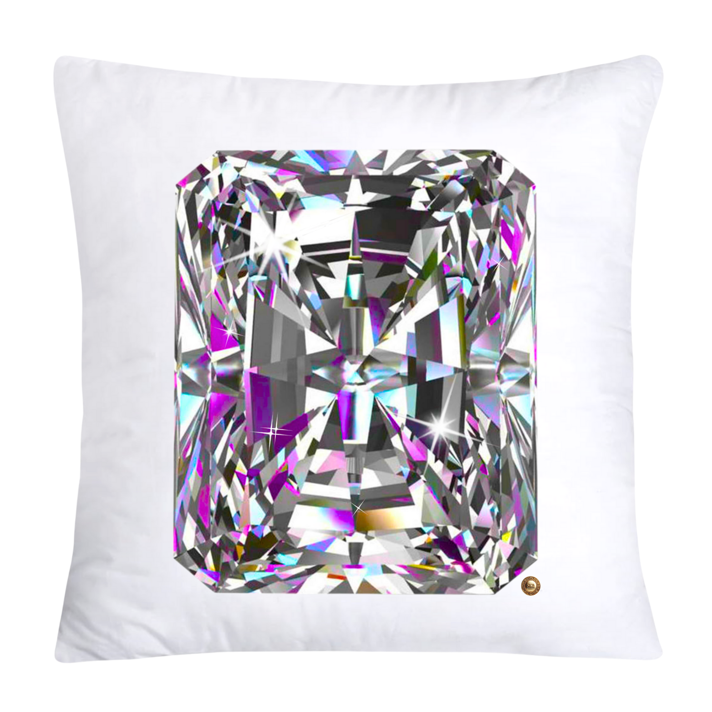 Sparkling Diamonds and Gemstone Pillow Covers-3199