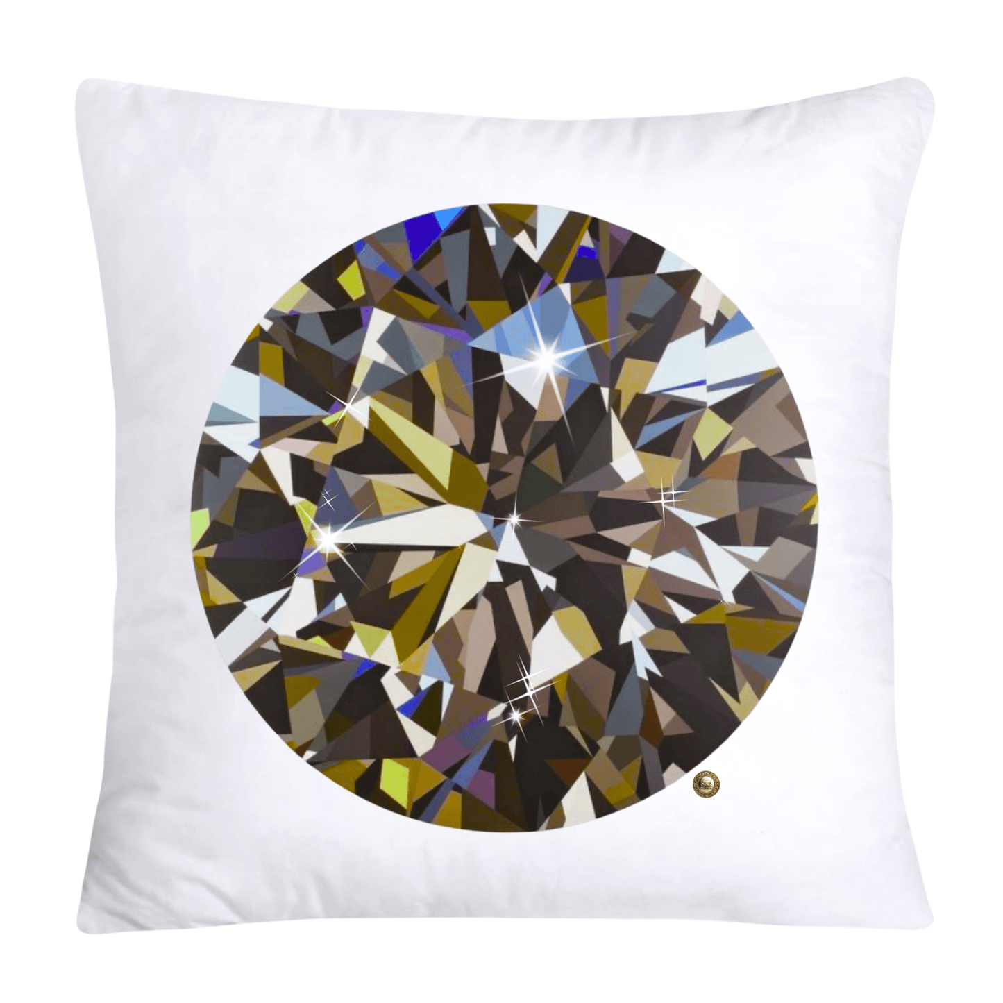 Sparkling Diamonds and Gemstone Pillow Covers-3584