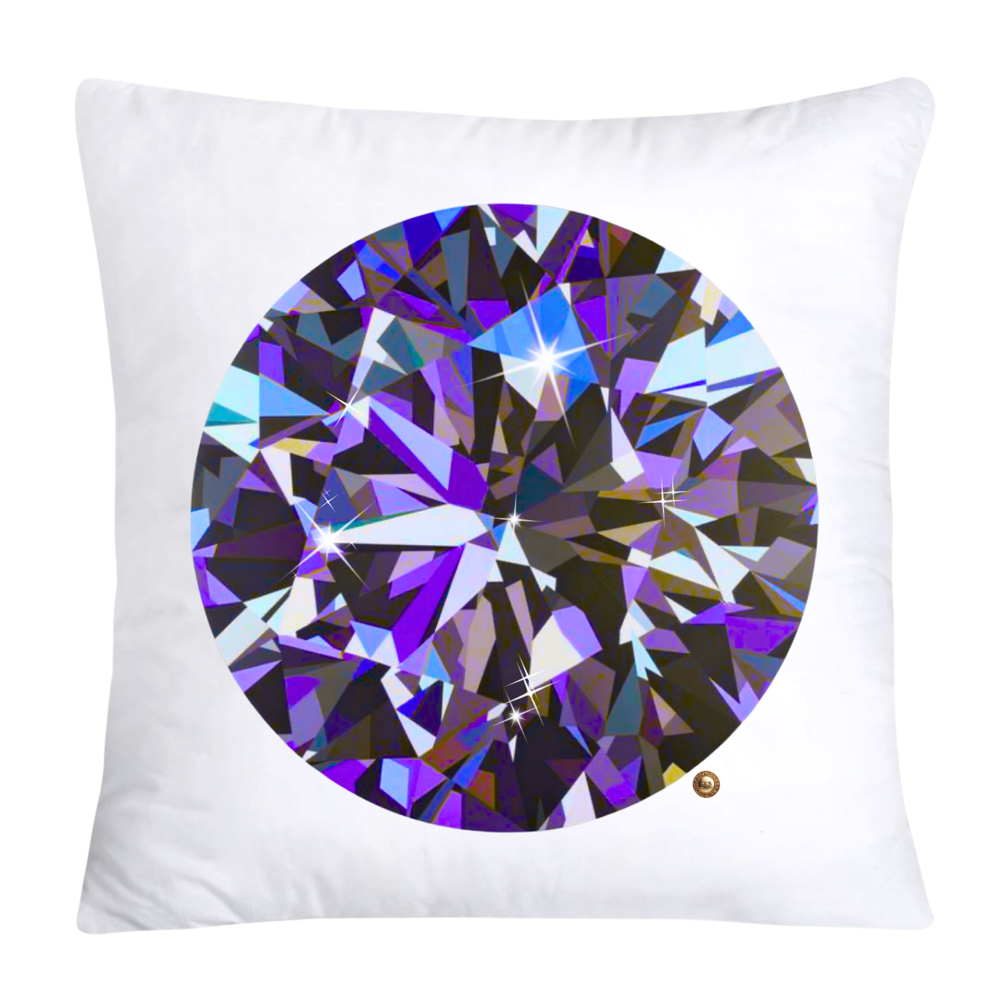 Sparkling Diamonds and Gemstone Pillow Covers-3582