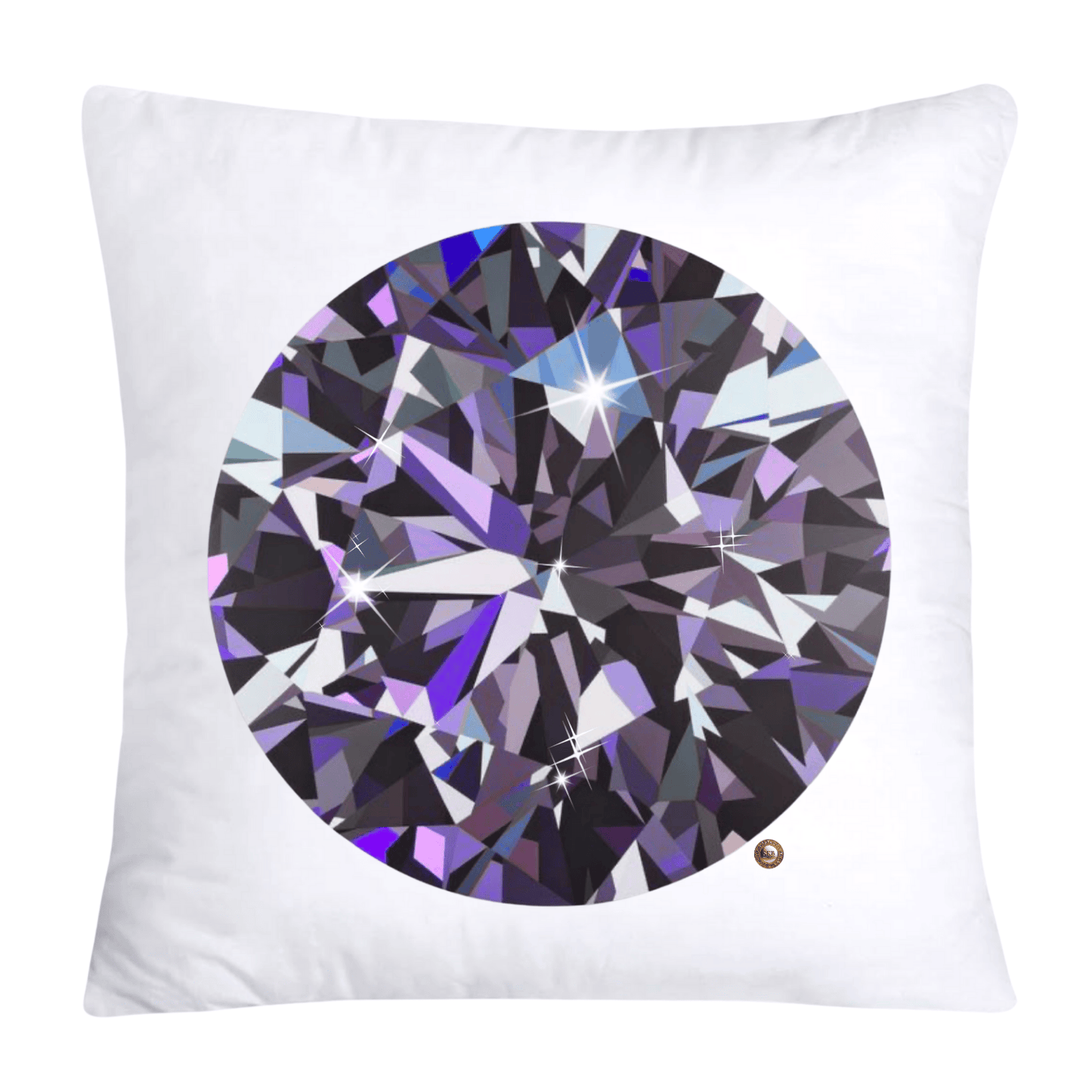 Sparkling Diamonds and Gemstone Pillow Covers-3601