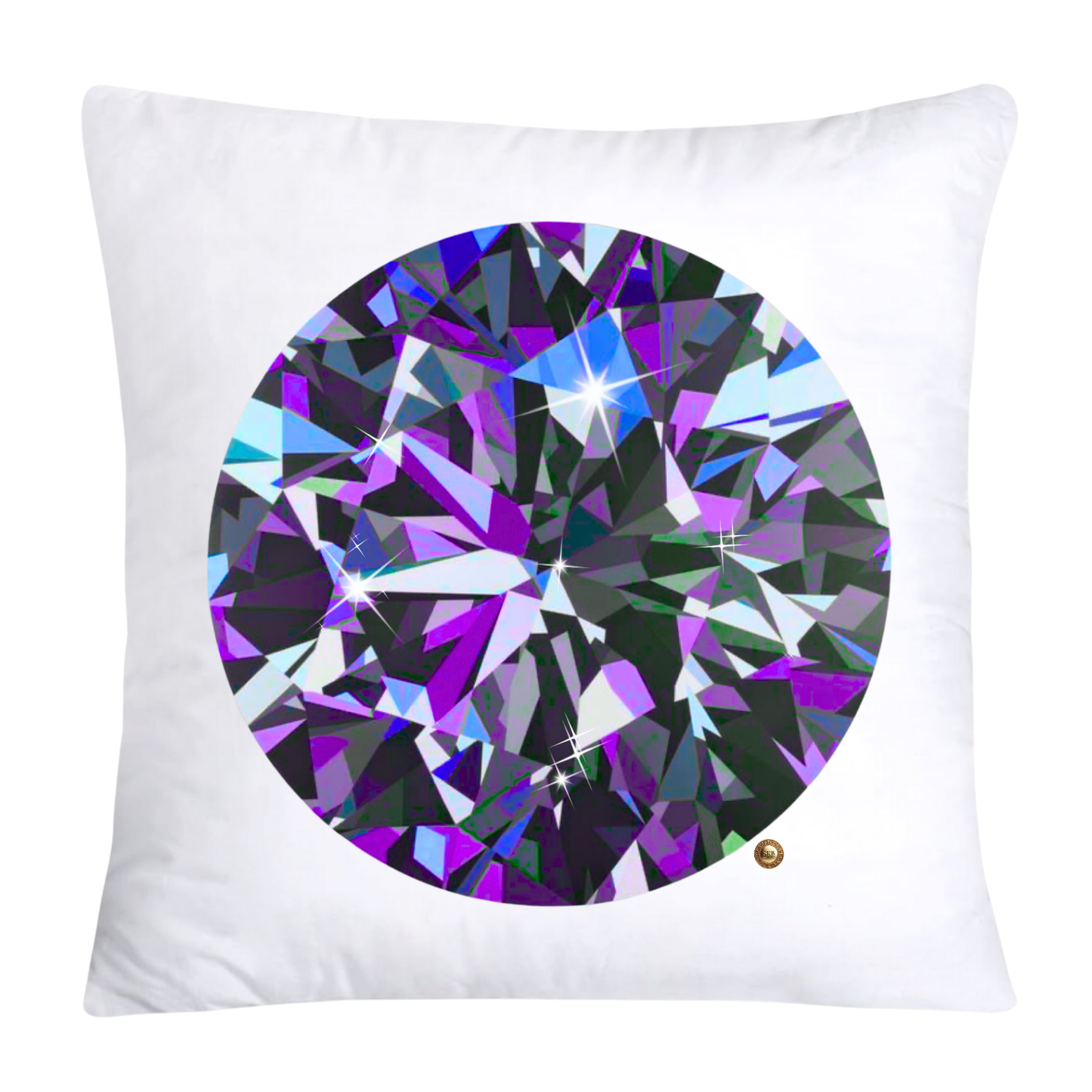 Sparkling Diamonds and Gemstone Pillow Covers-3579