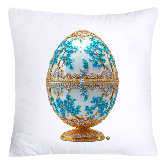 18x18 Blue Willow Chinoiserie Egg Pillow Covers-4462