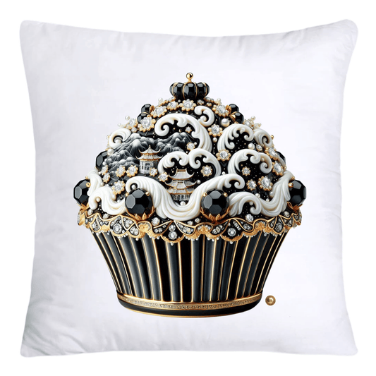 18x18 Black Willow Chinoiserie Cupcake Throw Pillow Covers-5386