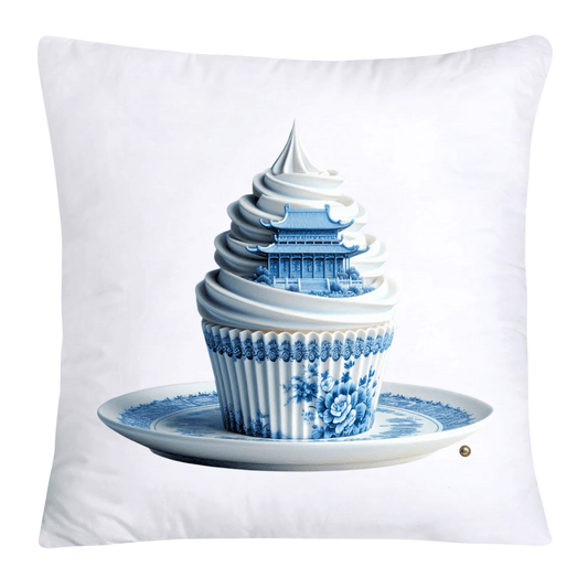 Blue Willow 18x18 Chinoiserie Cupcake Throw Pillow Covers-3788