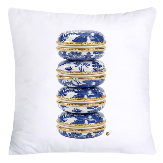 Blue Willow Adorable Macaroon Throw Pillow Covers-4587