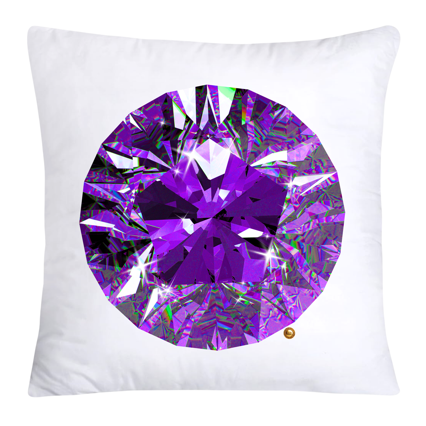 Sparkling Diamonds and Gemstone Pillow Covers-3672