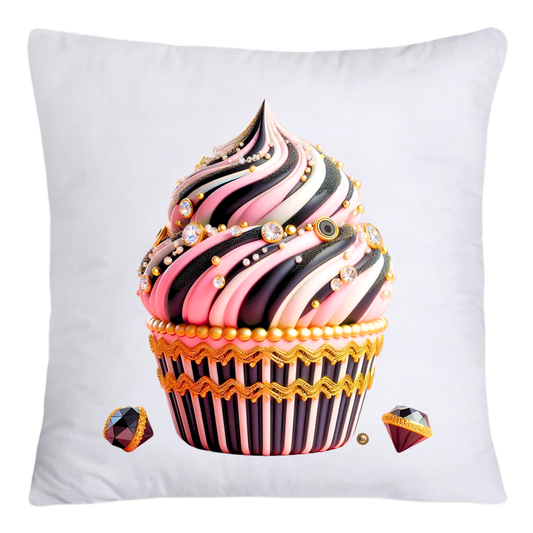 Wild Animal Print Cupcake 18x18 Throw Pillow Covers-4188